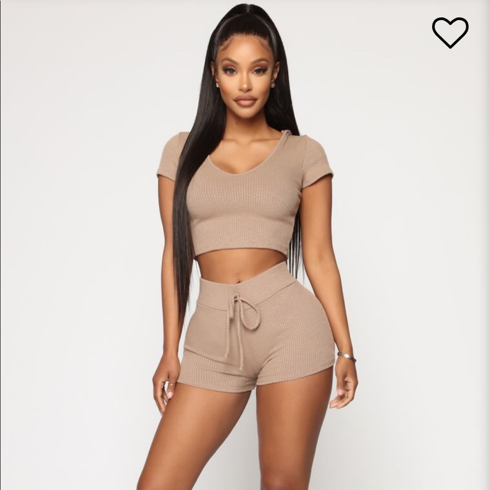 FASHION NOVA mocha wanderlust set